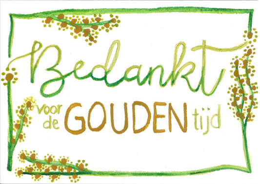 Allerlei | Bedankt Voor De Gouden Tijd